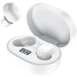 Borofone bluetooth slušalke BW06 TWS stereo bele | Shoptok.si