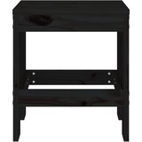  Vrtni stolci 2 kom crni 40 x 36 x 45 cm od masivne borovine | shoptok.hr