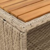  Cabinet s policom Bež 70 x 50 x 87 cm Poliester i Roly Rattan | shoptok.hr