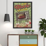 Wallity Uramljena slika Retro Movie Collection 2, 40x55 cm | Eponuda.ba