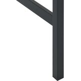  Barski stol crni 50x50x110 cm od čelika obloženog prahom | shoptok.hr