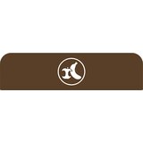 Rubbermaid Označevalna tablica Configure™, za 125-l zaboj, rjave barve | Shoptok.si