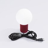 Nice Lamps Bordo stolna lampa sa staklenim sjenilom (visina 19 cm) Orbital – | shoptok.hr