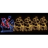  Božićna dekoracija s 1224 LED svjetlima Šareni 69 x 79 cm PVC | Eponuda.ba