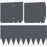 Ograda oko Travnjaka 10 pcs 103 x 25 cm Čelik Antracit | shoptok.hr