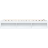 vidaXL Posteljni okvir bel 140x200 cm | Shoptok.si