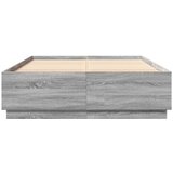  Okvir kreveta boja hrasta 160 x 200 cm od konstruiranog drva | shoptok.hr