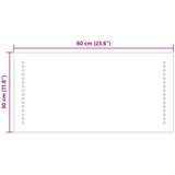 LED kupaonsko ogledalo *Transparent*an 60 x 30 cm Pravokutni | shoptok.hr