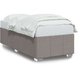 vidaXL Posteljni okvir taupe 90x200 cm blago | Shoptok.si
