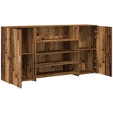  Sprejemna miza starinski les 200x50x103,5 cm inženirski les | Shoptok.si