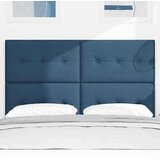  LED glava kreveta S LED lampica Plava 160 cm Poliester | shoptok.hr