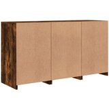 vidaXL Komoda s LED svjetlima boja dimljenog hrasta 123x37x67 cm | shoptok.hr