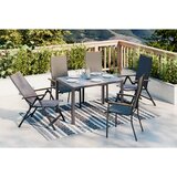 Ambia Garden VRTNA MIZA kovina, umetna masa siva, temno siva | Shoptok.si