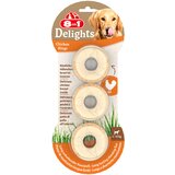 8in1 Delights žvečilni obroči piščanec - Varčno pakiranje: 6 x 119 g (18 kosov) Cene