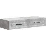 Stolna montirana na zid Betonska siva 87,5 x 34,5 x 17 cm | shoptok.hr