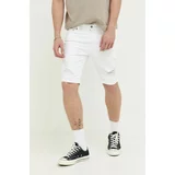 Hollister Co. Jeans kratke hlače moški, bela barva