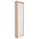 Sobna pregrada s 5 panela od tkanine 200 x 170 x 4 cm krem | shoptok.hr