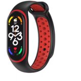 Xiaomi narukvica za smart watch mi band M7 crno crvena Cene