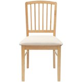  Trpezarijske stolice 2 pcs Prirodna 50 x 52,5 x 91 cm | Eponuda.com