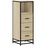 Maison Chic Kopalniška omarica - Kopalniški kabinet sonoma hrast 35x37,5x100 cm inženirski les, (21794675) Cene
