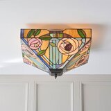Endon 70698 - tiffany willow stropna svetiljka 2xE27/60W/230V | Eponuda.com