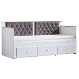 Hanah home Krevet Alacati White Anthracite | Eponuda.com