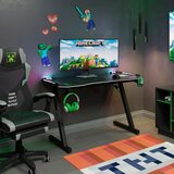 Minecraft GAMING MIZA kovina, leseni material črna | Shoptok.si