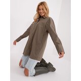 LYKOSS Shirt-BA-KS-0378.60-khaki | Shoptok.si