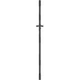  Vrtna vrata 85 x 175 cm Jeklo s prašnim premazom Črna, (5000301021) | Shoptok.si