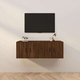 Zidni TV ormarići 2 kom boja smeđeg hrasta 57 x 34 5 x 40 cm Cijene