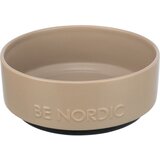 Trixie činija od keramike / guma be nordic 1.2L, 18cm - taup Cene