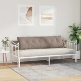  Jastuk za leđa Sivo-smeđa 180 x 50 cm Mikrofiber tkanina | shoptok.hr