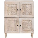 vidaXL Strani šal Bela 33.5 x 60 x 75 cm | Shoptok.si