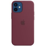 Apple Silikonski ovitek za iPhone 12 Mini, plum, originalni u