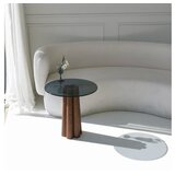 Hanah home thales - walnut, dark grey walnutdark grey coffee table | Eponuda.com