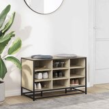  Klupa za cipele Sonoma hrast Konstruirano drvo i metal | shoptok.hr