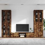  Set TV komoda s ladicama Dimljeni hrast Konstruirano drvo | shoptok.hr