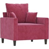  4-dijelni set sofa s jastucima crvena boja vina baršunasti | shoptok.hr