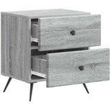  Noćni ormar Siva sonoma 43 x 34,5 x 47,5 cm Konstruirano drvo | shoptok.hr