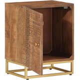  The Living Store Nočna omarica 40x30x50 cm trden mangov les in železo - Nočna Omarica, (21442908) | Shoptok.si