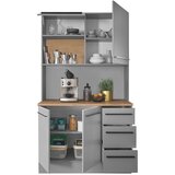 MID.YOU BIFE OMARA siva, barve hrasta | Shoptok.si