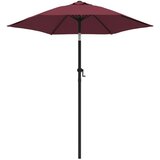 vidaXL Senčnik bordo 200x224 cm aluminij, (20610454) | Shoptok.si