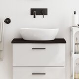  Kupaonska radna ploča tamnosmeđa 60x30x2 cm tretirano drvo | shoptok.hr