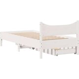 vidaXL Okvir kreveta s ladicama bijeli 90 x 200 cm borovina | shoptok.hr