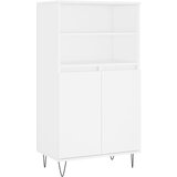 Maison Chic Visoka omara - Komoda - Predalnik Bela 60x36x110 cm inženirski les, (21719439) | Shoptok.si