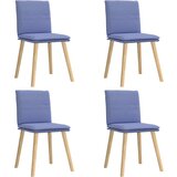  Jedilni stoli 4 kosi Jeans Blue Fabric, (21822240) | Shoptok.si