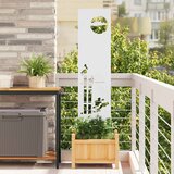  Privatnost u vrtu Bijelo 32 x 140 cm Hladno valjana čelična | shoptok.hr