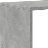  Pregrada/regal za knjige 4 razine sivi 131,5x29x131,5 cm drveni | shoptok.hr