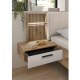 Hom`in POSTELJNA GARNITURA 180 cm x 200 cm , bela, barve hrasta | Shoptok.si