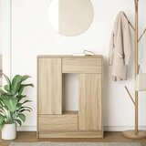  Komoda s ladicama i vratima sonoma hrast 73x31x90 cm | shoptok.hr